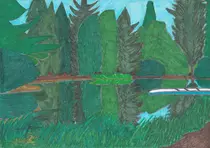 -Гладкая поверхность воды